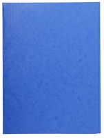 Exacompta Sammelmappen Exacompta Einschlagm. A4,  blau DIN A4 blau