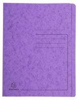 Exacompta Schnellhefter Exacompta Schnellh.A4,  vt, 25er DIN A4 Colorspankarton violett