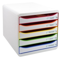 Exacompta Schubladenboxen BIG-BOX PLUS 309913D DIN A4 27, 8 x 34, 7 x 27, 1 cm
