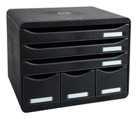 Exacompta Schubladenboxen STORE-BOX 306714D DIN A4+ quer 35, 5 x 27, 0 x 27, 1 cm