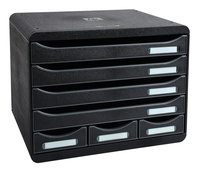 Exacompta Schubladenboxen STORE-BOX 307714D DIN A4+ quer 35, 5 x 27, 0 x 27, 1 cm