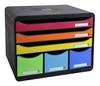 Exacompta Schubladenboxen Store-Box Maxi 6 Classic harle 306798D DIN A4+ quer 35, 5 x 27, 0 x 27, 1 cm