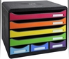Exacompta Schubladenboxen Store-Box Mini 7 Laden harle 307798D DIN A4+ quer 35, 5 x 27, 0 x 27, 1 cm