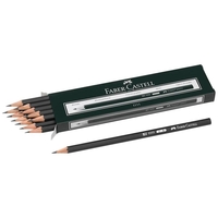 FABER-CASTELL 1111 Bleistifte B schwarz - 12 Stück