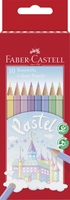 FABER-CASTELL Buntstifte Buntstift pastell 10er Etui Mehrfarbig