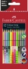 FABER-CASTELL Buntstifte Farbstifte Colour Grip 12er Mehrfarbig