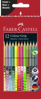 FABER-CASTELL Buntstifte Farbstifte Colour Grip 12er Mehrfarbig