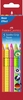 FABER-CASTELL Buntstifte Farbstifte Grip Jumbo Neon, 5St Mehrfarbig