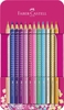 FABER-CASTELL Buntstifte Farbstifte Sparkel 12er Metale Mehrfarbig