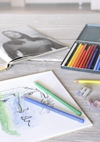 FABER-CASTELL Buntstifte Polychromos 24er Etui Mehrfarbig