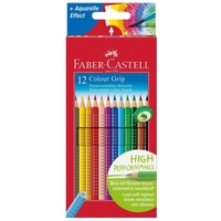 FABER-CASTELL Colour GRIP Buntstifte farbsortiert - 12 Stück