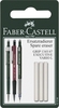 FABER-CASTELL Ersatzradiergummis Ersatzradierer Grip 1345/1347 weiß
