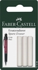 FABER-CASTELL Ersatzradiergummis Ersatzradierer Grip Plus weiß