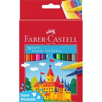 FABER-CASTELL Filzstifte 24 Stück - farbsortiert