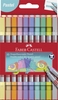 FABER-CASTELL Filzstifte Faber Doppelfasermaler 10er 1.0 + 3.0 + 5.0 mm Mehrfarbig