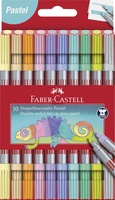 FABER-CASTELL Filzstifte Faber Doppelfasermaler 10er 1.0 + 3.0 + 5.0 mm Mehrfarbig