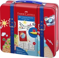 FABER-CASTELL Filzstifte Fasermaler Connector 3.0 mm Mehrfarbig