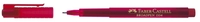 FABER-CASTELL Fineliner Broadpen 0.8 mm Rot