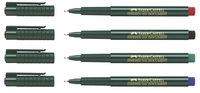 FABER-CASTELL Fineliner Finepen 1511 0.4 mm Mehrfarbig