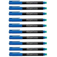 FABER-CASTELL Folienstifte Multimark 1513 F permanent 0.6 mm Blau