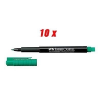 FABER-CASTELL Folienstifte Multimark 1513 F permanent 0.6 mm Grün