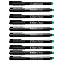 FABER-CASTELL Folienstifte Multimark 1513 F permanent 0.6 mm Schwarz