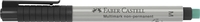 FABER-CASTELL Folienstifte Multimark M non-permanent 1.0 mm Schwarz