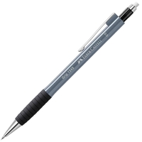 FABER-CASTELL GRIP 1345 Druckbleistift B 0, 5 mm - grau