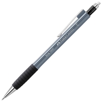 FABER-CASTELL GRIP 1347 Druckbleistift grau B 0, 7 mm - 1 Stück