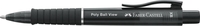 FABER-CASTELL Kugelschreiber Kugelschr. Poly Ball View sz 0.7 mm Blau