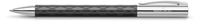 FABER-CASTELL Kugelschreiber Kugelschreiber Rhombus,  sw 0.6 mm Schwarz