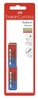 FABER-CASTELL Radiergummis 2xRadierer Latex-free BK Rot