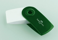 FABER-CASTELL Radiergummis Radierer Sleeve grün weiß