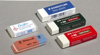 FABER-CASTELL Radiergummis Vinyl-Radiergummi 1 Stück weiß