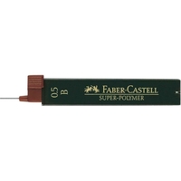 FABER-CASTELL SUPER-POLYMER Bleistiftminen B 0, 5 mm - 12 Stück
