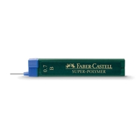 FABER-CASTELL SUPER-POLYMER Bleistiftminen B 0, 7 mm - 12 Stück