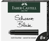 FABER-CASTELL Tintenpatronen für Füller Tintenpatronen schw 6er schwarz