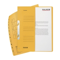 FALKEN Einhakhefter Falken Einhakhefter 1/2 A4, gb DIN A4 gelb