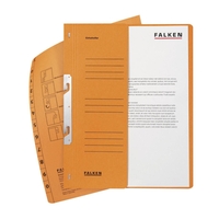 FALKEN Einhakhefter Falken Einhakhefter 1/2 A4, oe DIN A4 orange