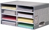 Fellowes Sortierstation Bankers Box Schreibtischmanag. DIN A4 8-Fach Grau