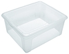 flink & sauber Aufbewahrungsboxen F&S Allzweckbox XL mit Deckel 17, 0 l - 40, 0 x 35, 0 x 17, 0 cm transparent