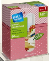 flink & sauber Handschuhe F&S Einmal-Handschuhe Gr.S 60x S weiß