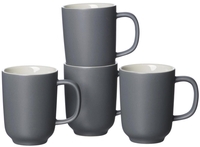 FliRt by R&B Kaffeetassen R&B Tasse Jasper grau 4 St. 0, 28 l