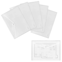 FolderSys Dokumententaschen DIN A4 transparent glatt 0, 20 mm - 10 Stück