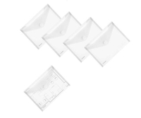 FolderSys Dokumententaschen DIN A5 transparent - 10 Stück
