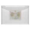 FolderSys Dokumententaschen Sammeltasche Mit CD-Fach DIN A4 quer transparent glatt 0.2 mm