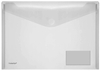 FolderSys Dokumententaschen Sammeltasche Mit Klettverschl. DIN A4 quer transparent glatt 0.2 mm
