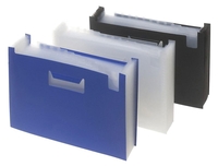 FolderSys Fächermappe Fächer-Stehsammler transparent DIN A4 12-Fach Transparent