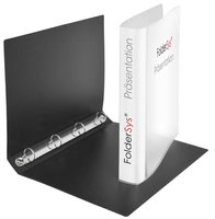 FolderSys Präsentationsringbücher Präsent.-Ringb.Farblos-Transp. 4 cm DIN A4 transparent