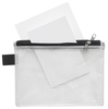 FolderSys Reißverschlussbeutel 2-Kammer-Reißverschlussbeut.A6 17.3 cm x 11.8 cm transparent